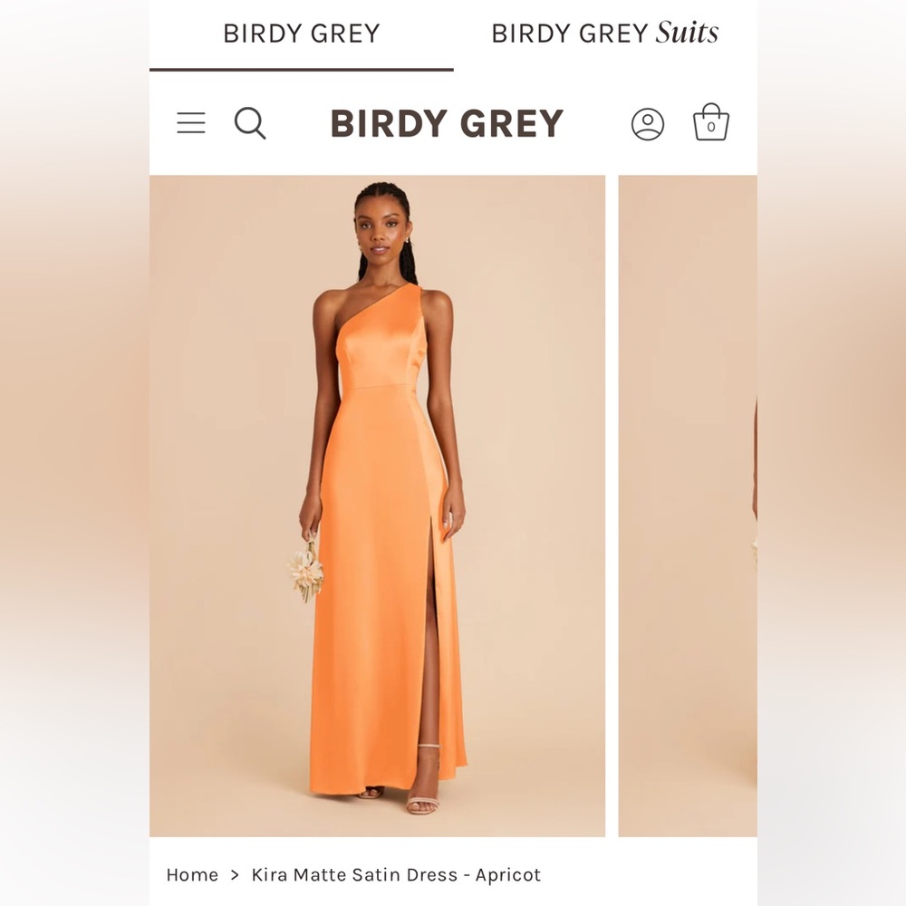 Kira Birdy Grey Bridesmaid Dress
